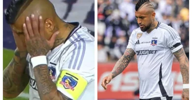 arturo vidal tras la derrota con U Catolica