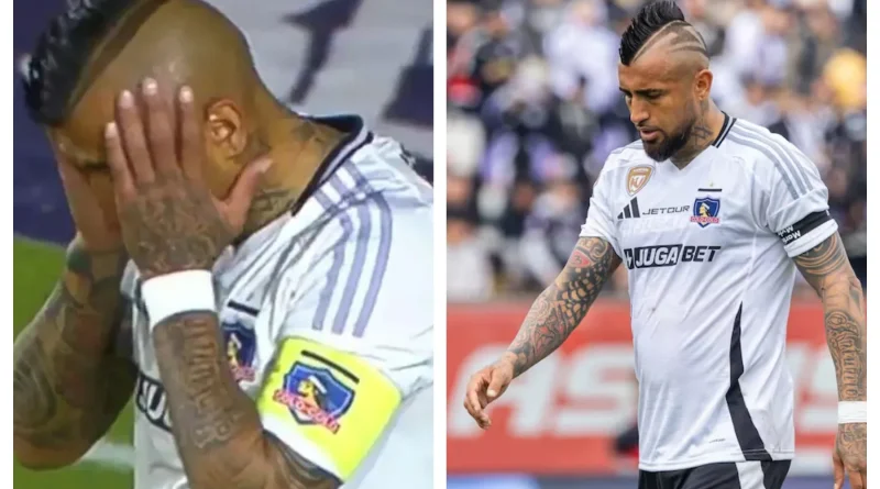 arturo vidal tras la derrota con U Catolica